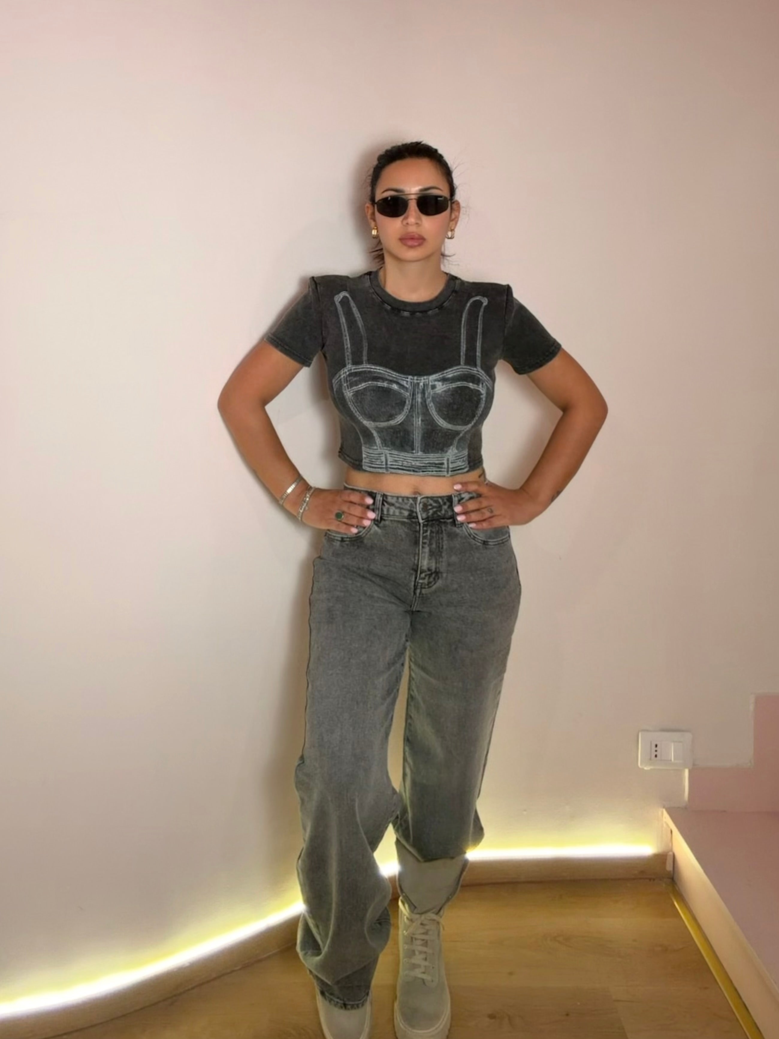 T-shirt bralette