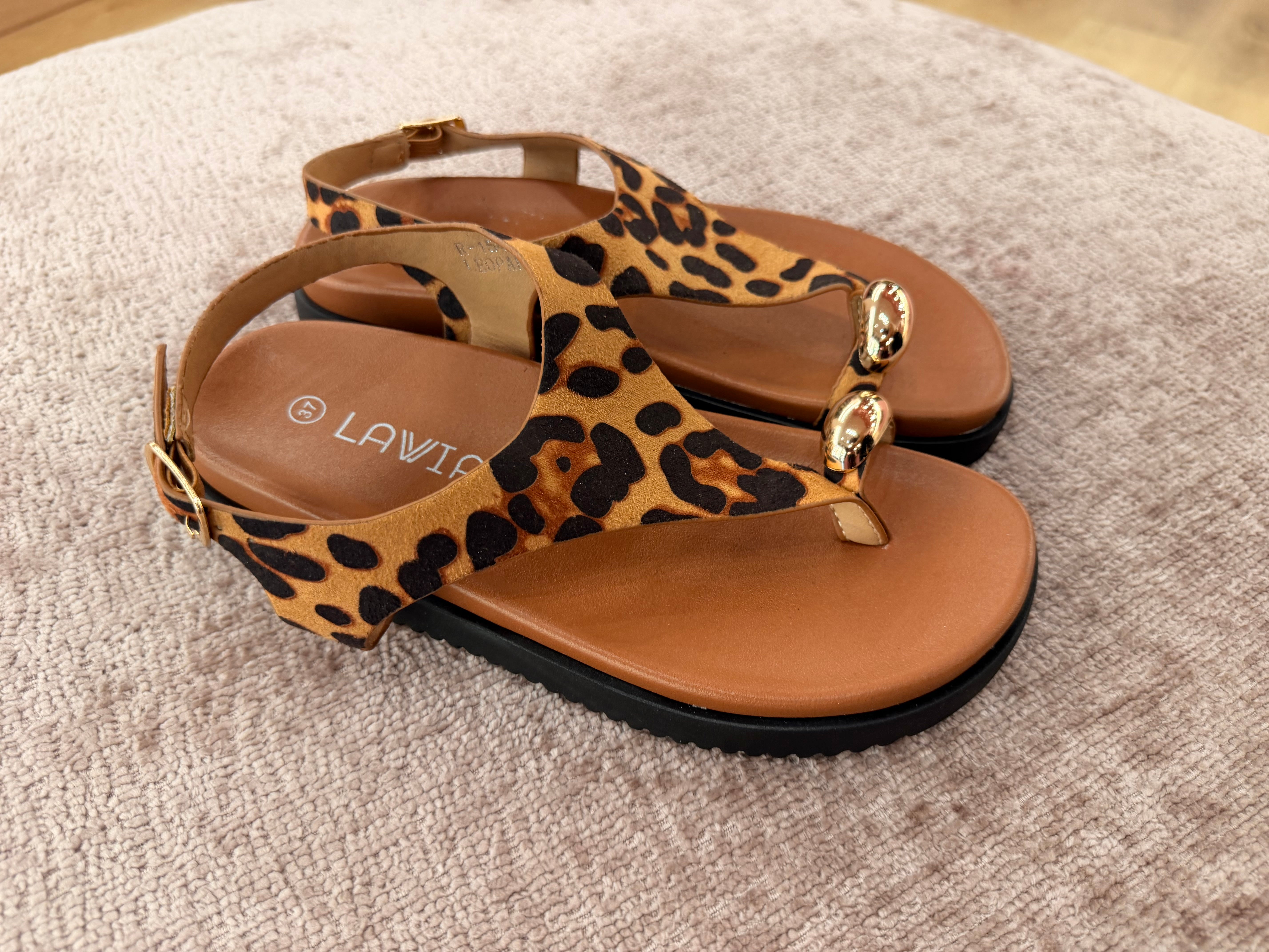 Sandali bassi animalier