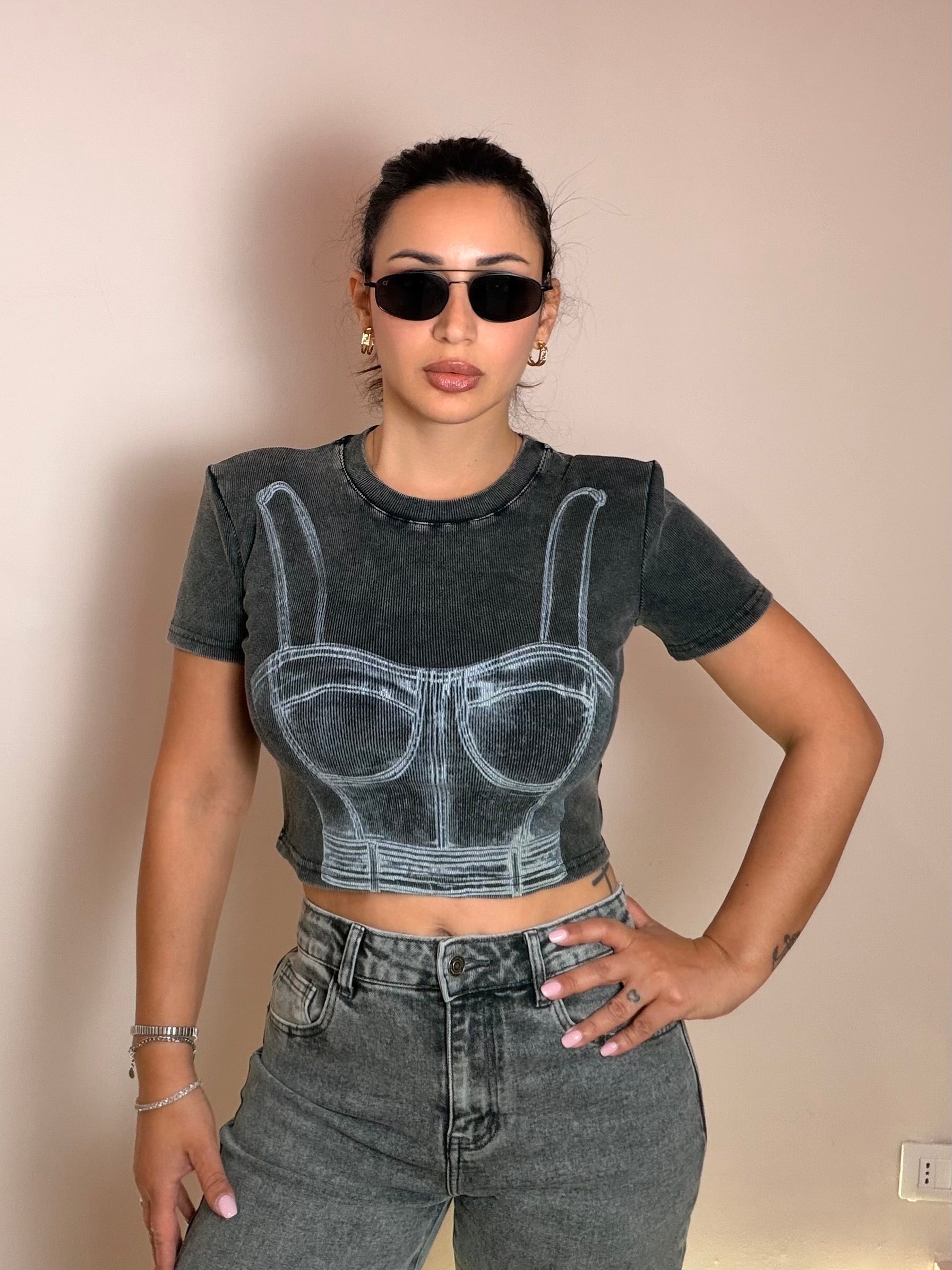T-shirt bralette